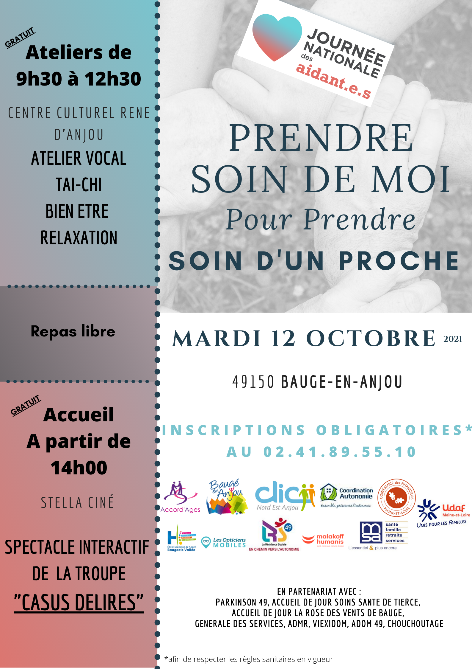 Affiche journee nationale des aidants octobre 2021